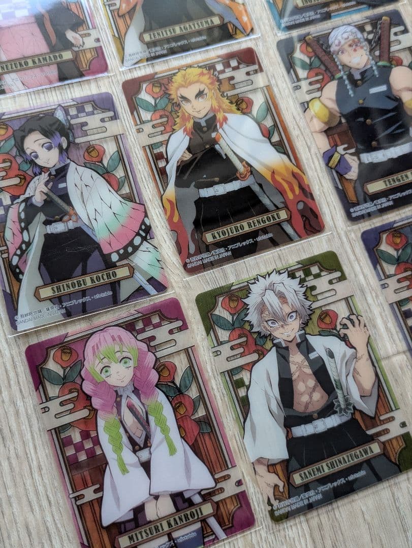 鬼滅の刃 自販機ver. ステンドグラスカード 20種コンプリート　フルコンプ