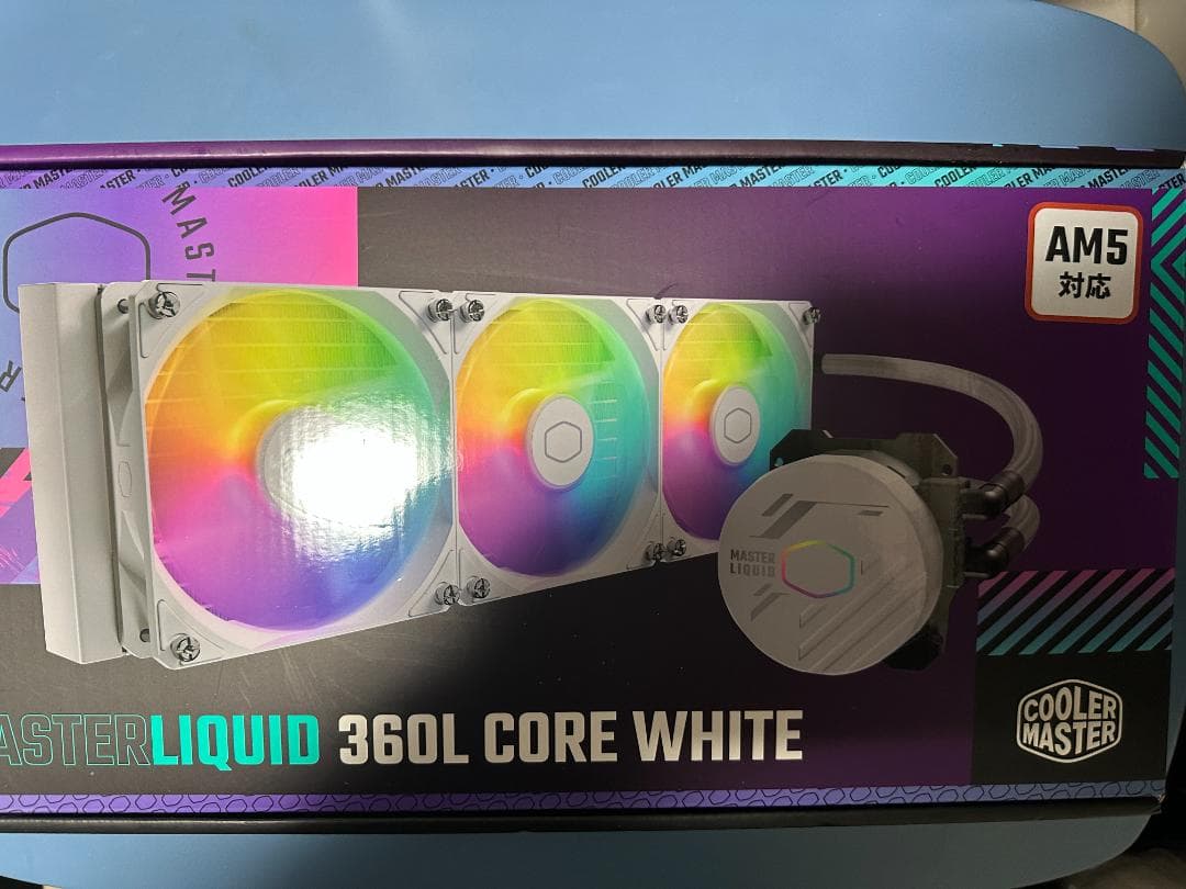 COOLER MASTER CPU水冷クーラー白＆ファン増設用ハブ セット