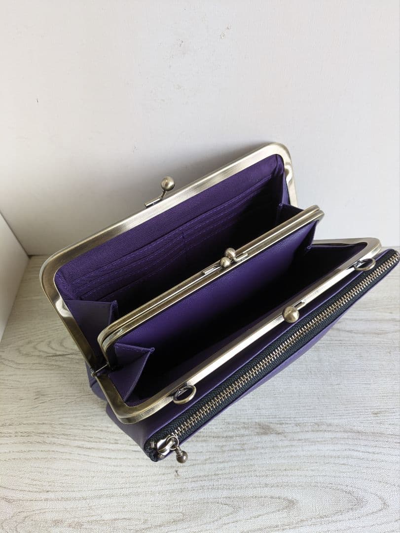 ひろは　がま口ショルダーバック　がま口キーケース