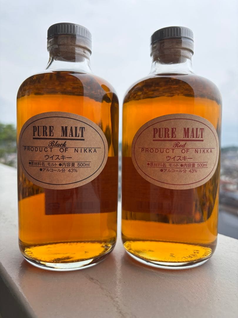 PURE MALT Black & Red 500ml セット