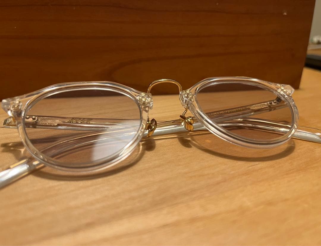 ADSR クリアラウンドサングラス