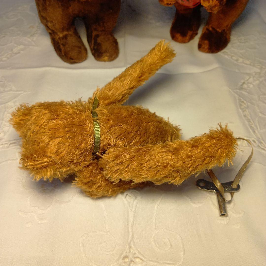 夏Sale♥ドイツからやって来たオートマタテディベア2体set+でんぐり返しベア