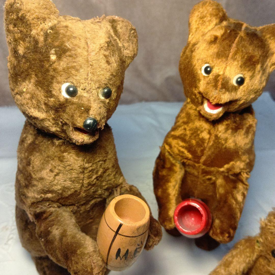 夏Sale♥ドイツからやって来たオートマタテディベア2体set+でんぐり返しベア