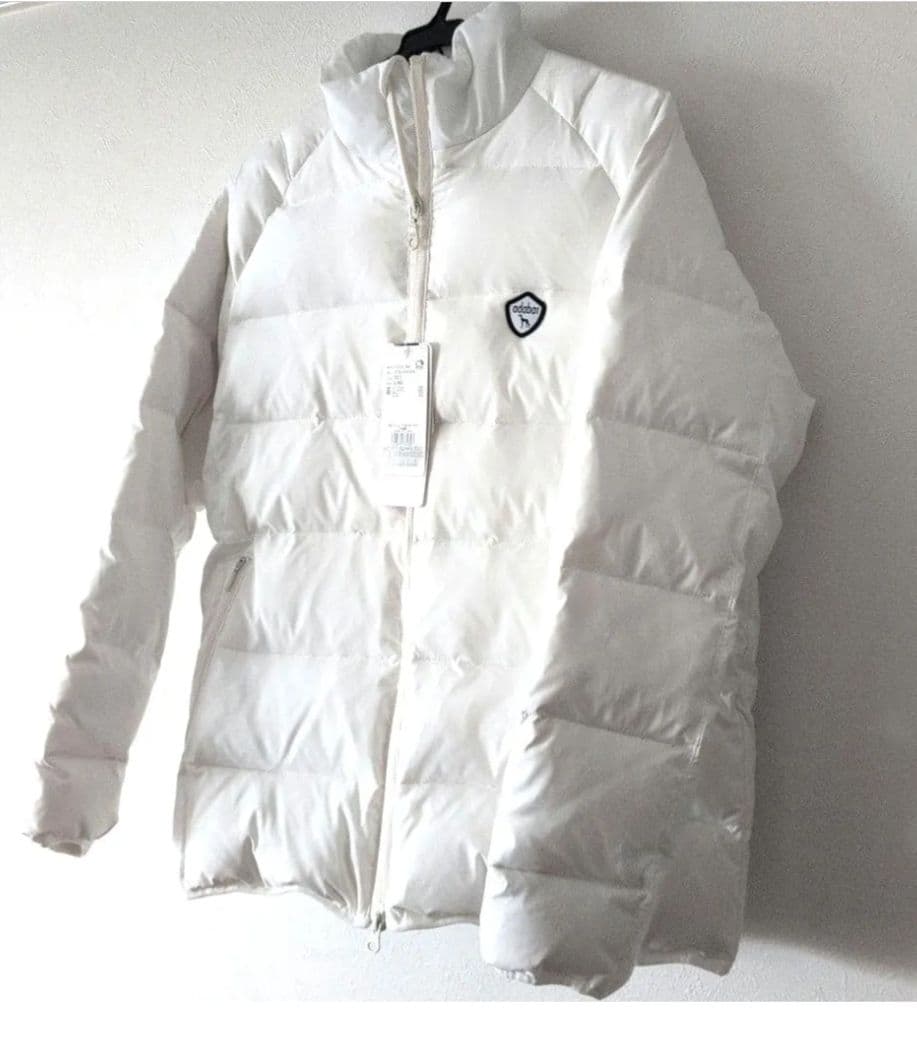 新品　タグ付　ホワイト ダウンジャケット レディース　ゴルフ