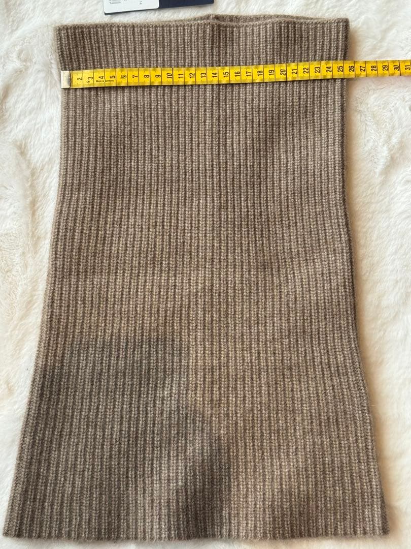 カシミヤ100%ネックウォーマー　ブラウン