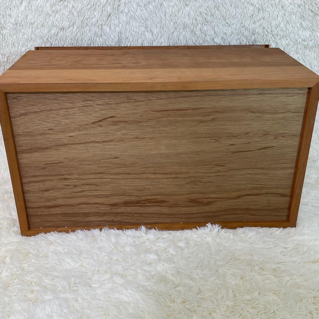 木製宝箱　木箱　おもちゃ箱　コンテナ　アンティーク