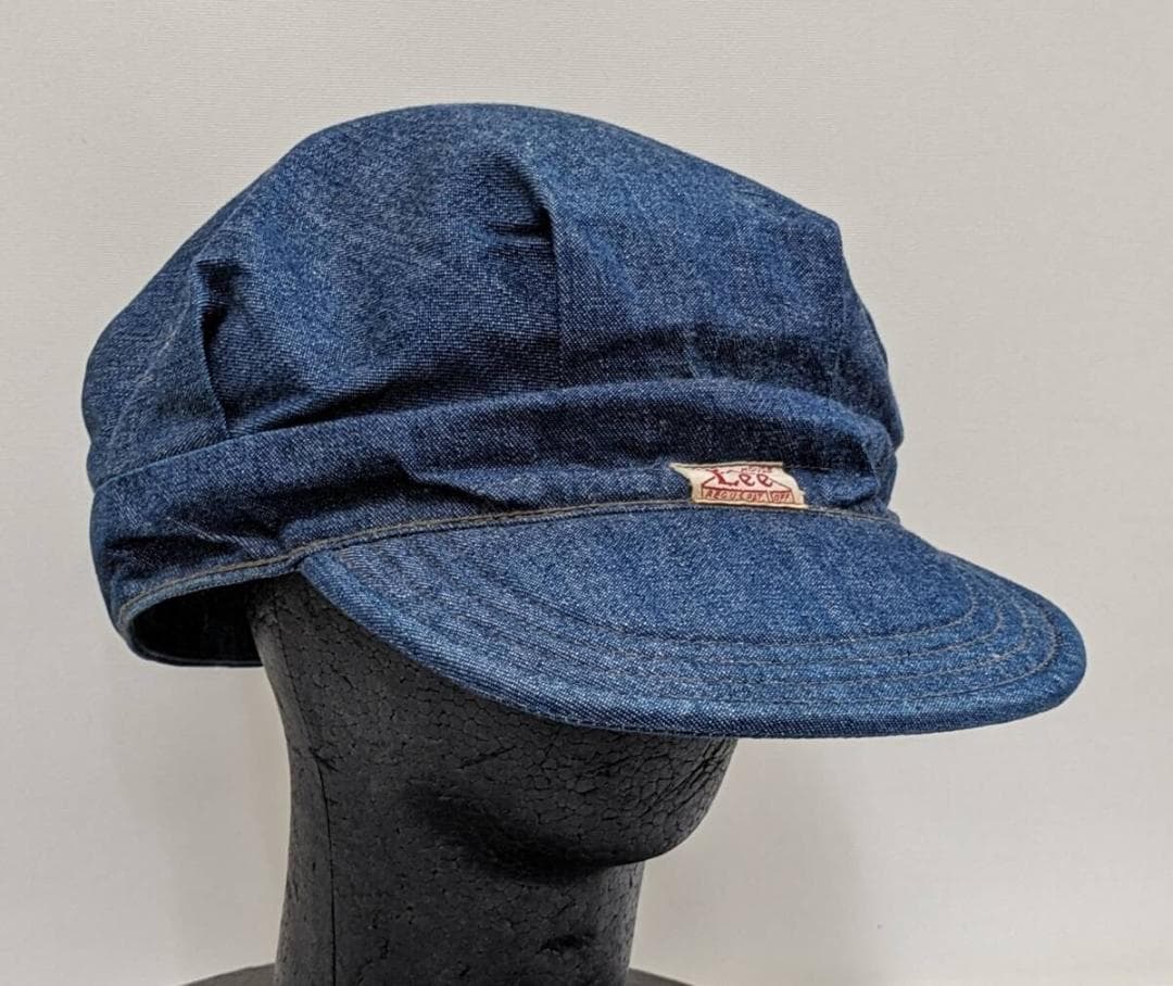 ウエアハウス×リー/デニムキャスケット/サイド鳩目/裏地ステンシル/SIZE L