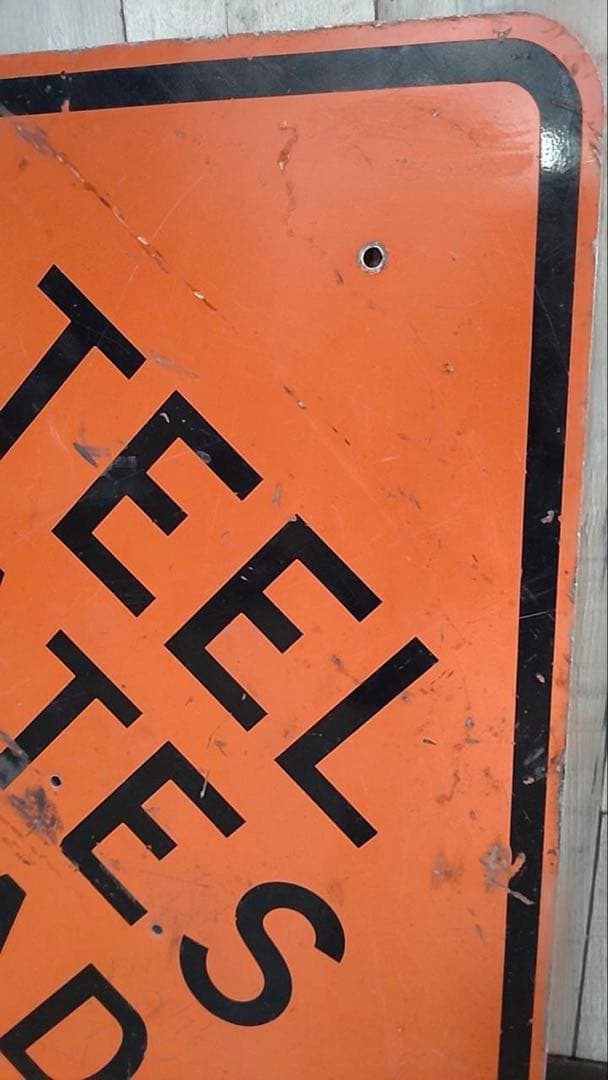 交通標識 USA 看板 アメリカン 雑貨 STEEL PLATES ヴィンテージ