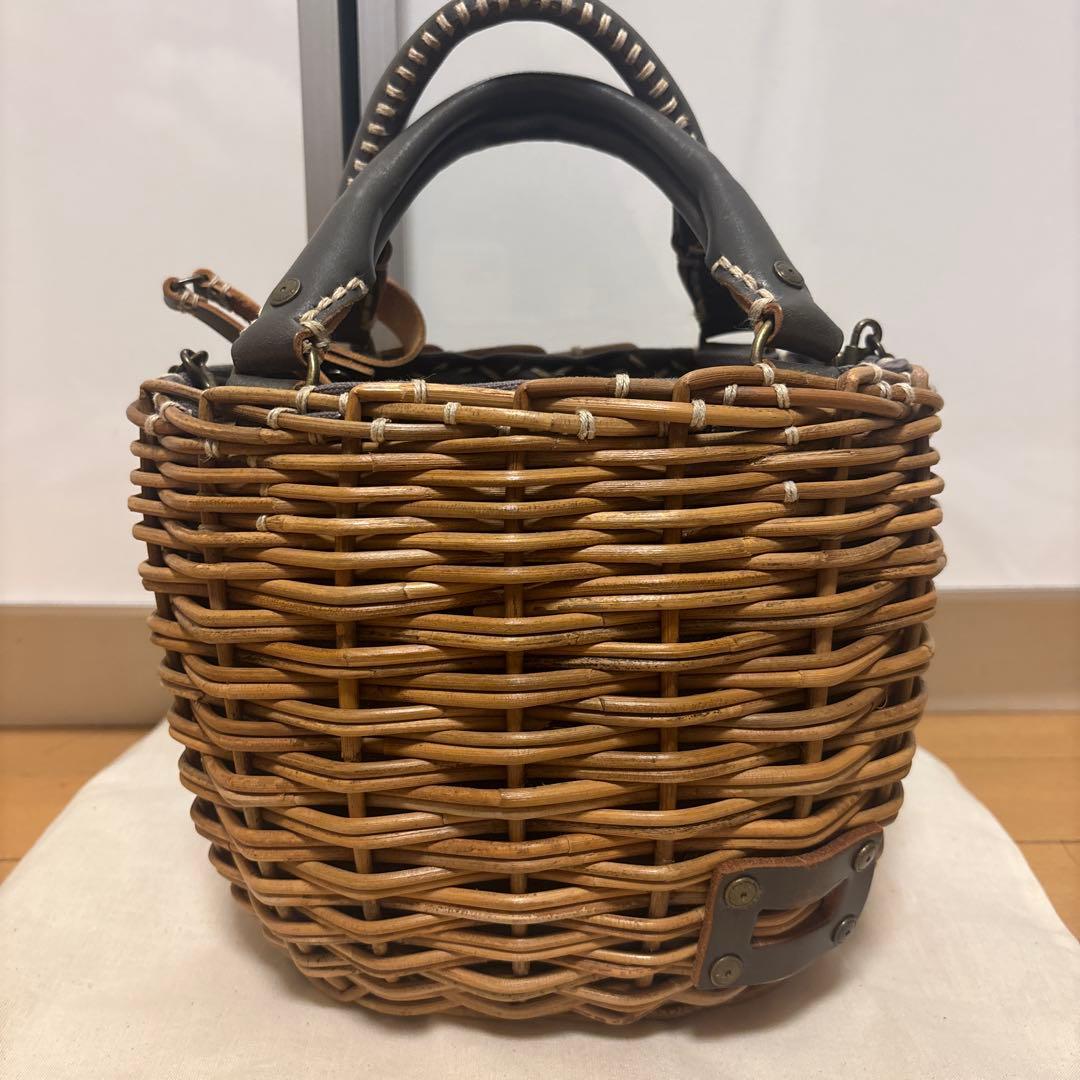 エバゴス　ebagos ショルダーバッグ　ブライドル ２本編み　ショルダー付き