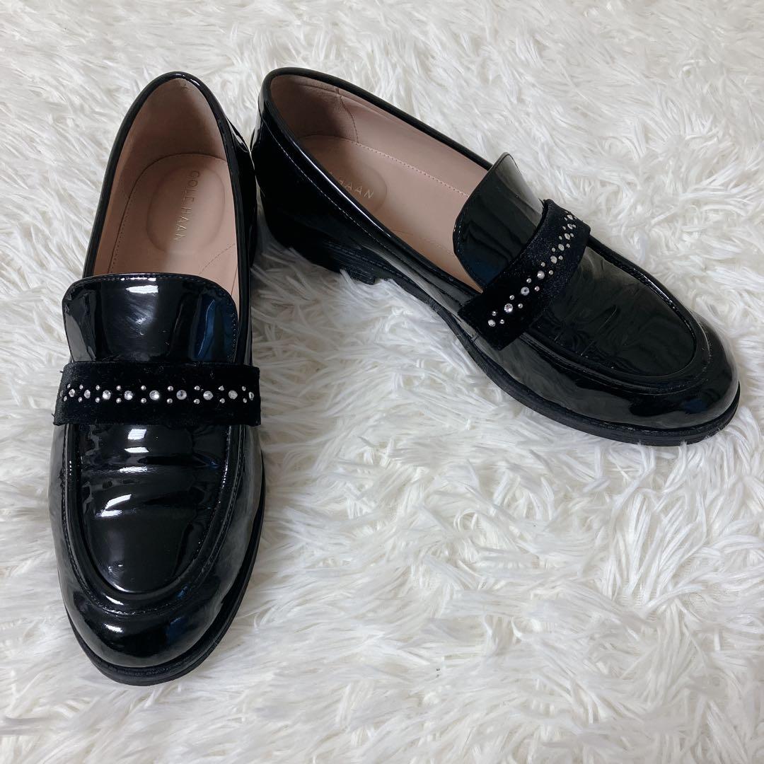 コールハーン スタッシ エンブリッシュド ローファー 26cm 大きいサイズ