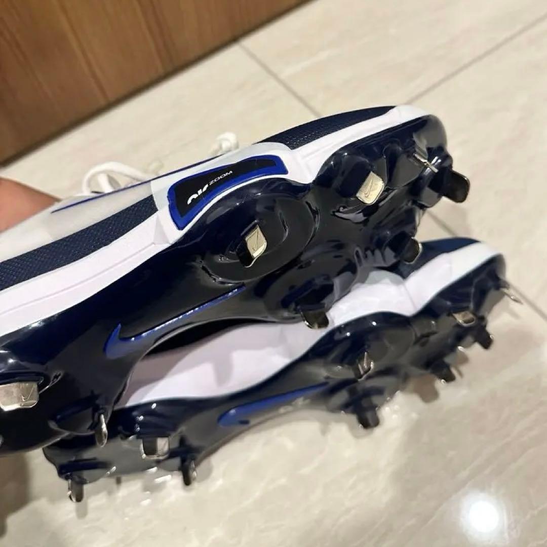 Nike Air zoom スパイクシューズ 26.5cmホワイト/ネイビー