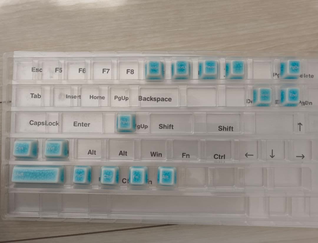 CERAKEY V2 ブルークレイズド 刻印あり A・Bセットのあまり