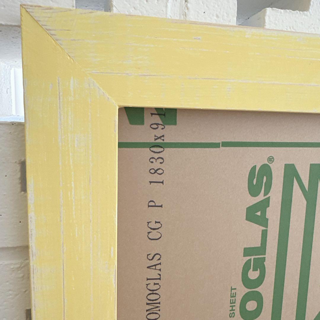 An★ヘザーブラウンSサイズ対応額縁★ホワイト