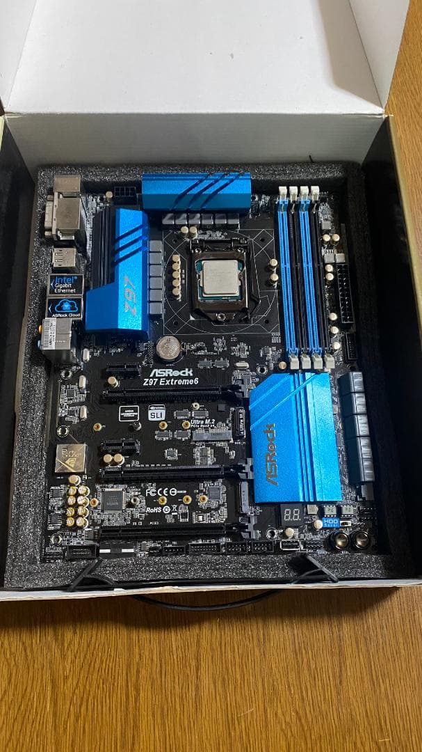 【中古】ASRock Z97 Extreme6 マザーボードi7CPU、メモリ付