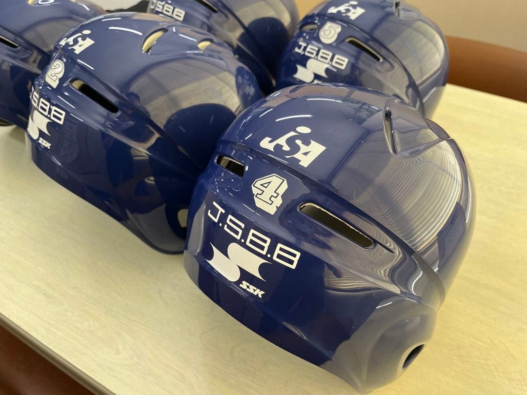 JSA ヘルメット 5個セット 青　SSK