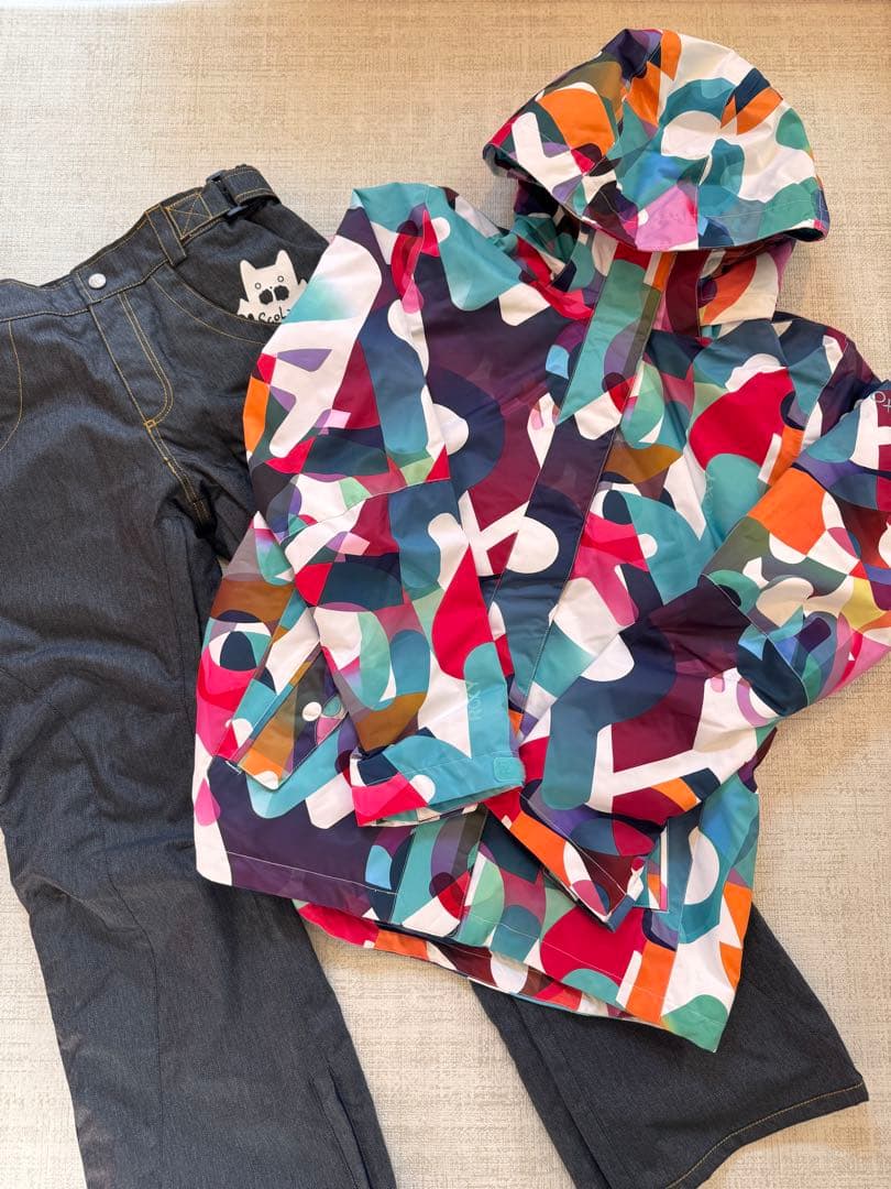 【最終値下げ】スキースノボウェア　11号/Lサイズ　ROXY ScaLar