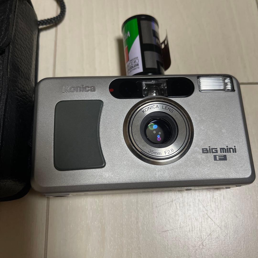 美品フィルムカメラ Konica Bigmini F コンパクトフィルム