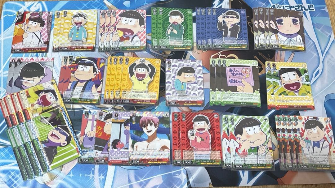 ヴァイスシュヴァルツ おそ松さん 緑赤 宝扉 デッキ 調整パーツ 4コン