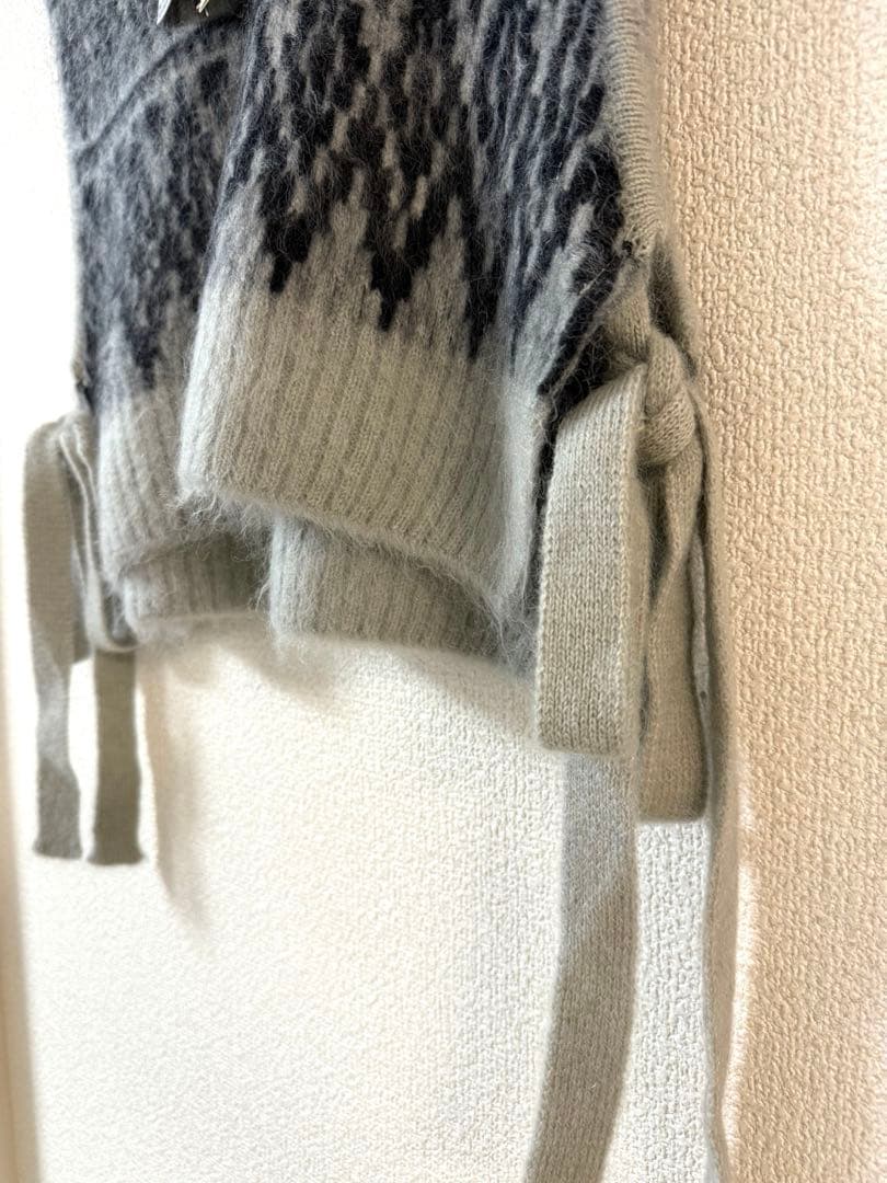 【unfil】アンフィル ロイヤルベビーアルパカ ノルディック ビブ(ベスト)