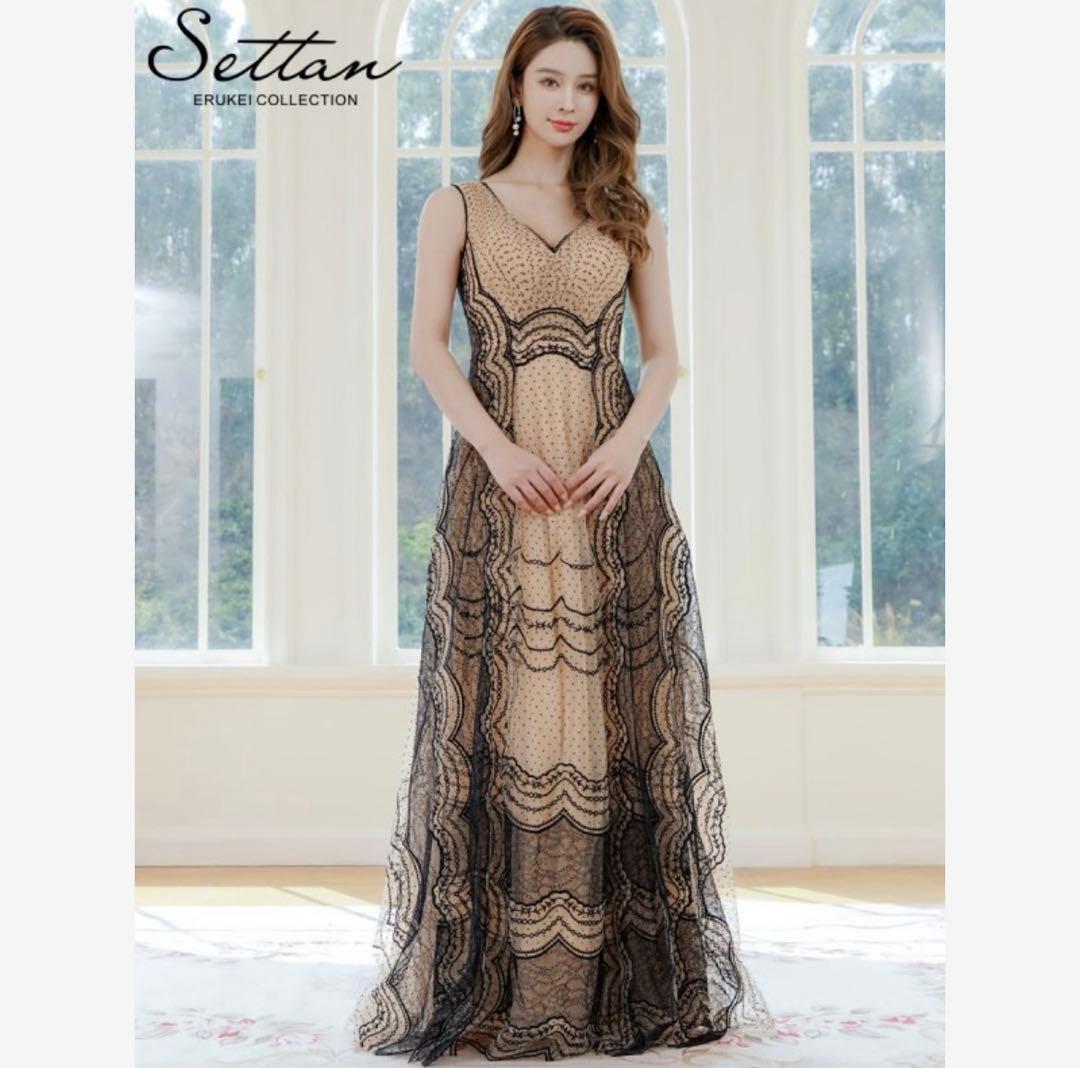 極美品 新作 ERUKEI エルケ ロング ドレス settan セッタン