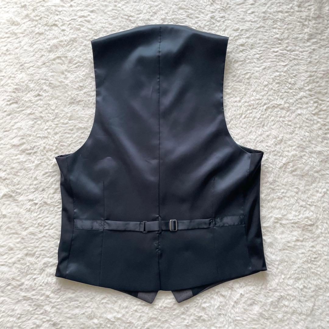 美品✨スーツセレクト　3ピース　セットアップ　4S ストレッチ　グレー　Y4