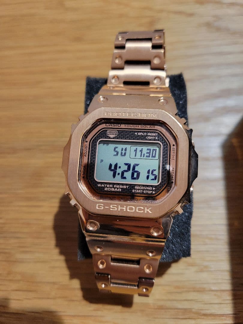【希少】G-SHOCK GMW-B5000GD-4JF　ローズゴールド