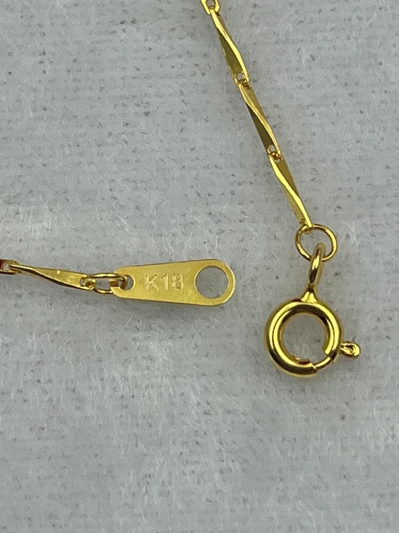 ⭐ 極美品 ✨K18金ゴールドリンクチェーンネックレス 45cm