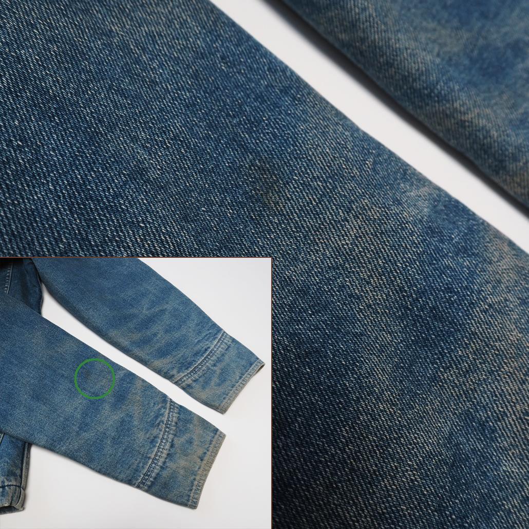 80s 日本製 Lee 81-LJ 70s復刻 襟コーデュロイデニムカバーオール