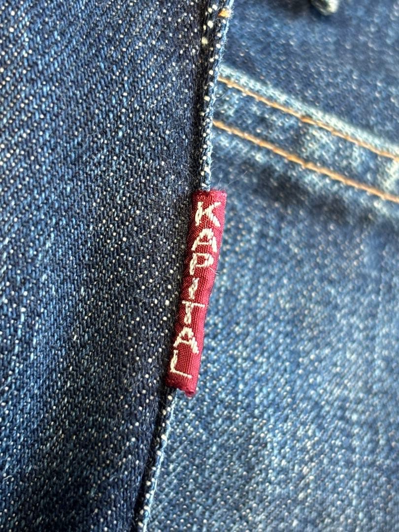 コラボ/デニム/キン肉マン/キャピタル/ジーンズ/限定/W31/赤耳/箱付/別注