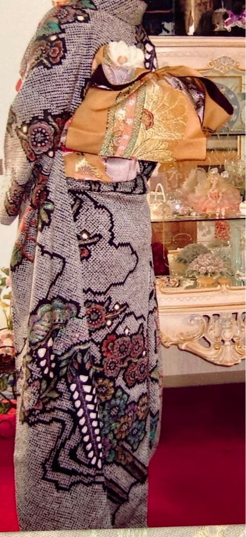 最終お値下げ　正絹 総絞り 振袖 帯 小物 フルセット 成人式