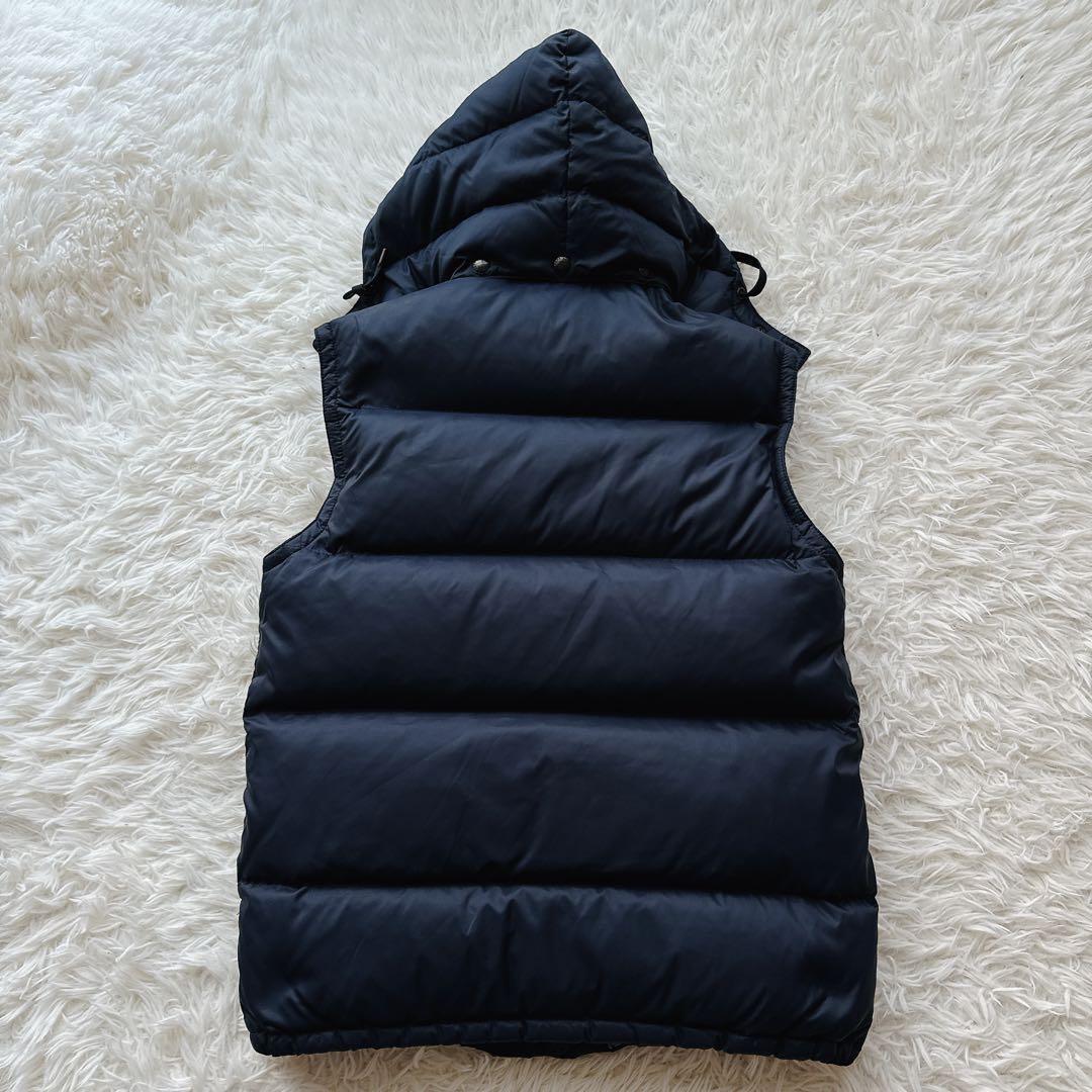 ポロバイラルフローレン 肉厚ダウンベスト レッドポニー刺繍 フード取り外し可