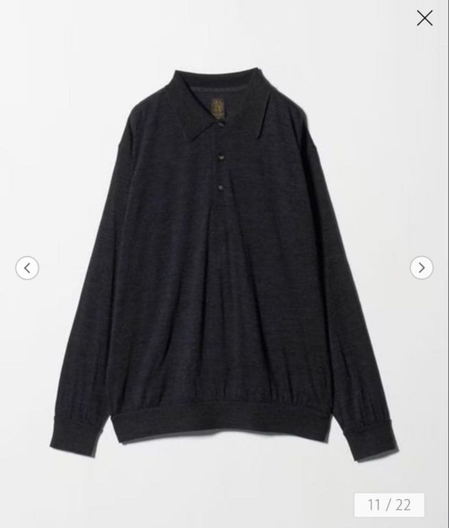 BATONER 25AW ニットポロ