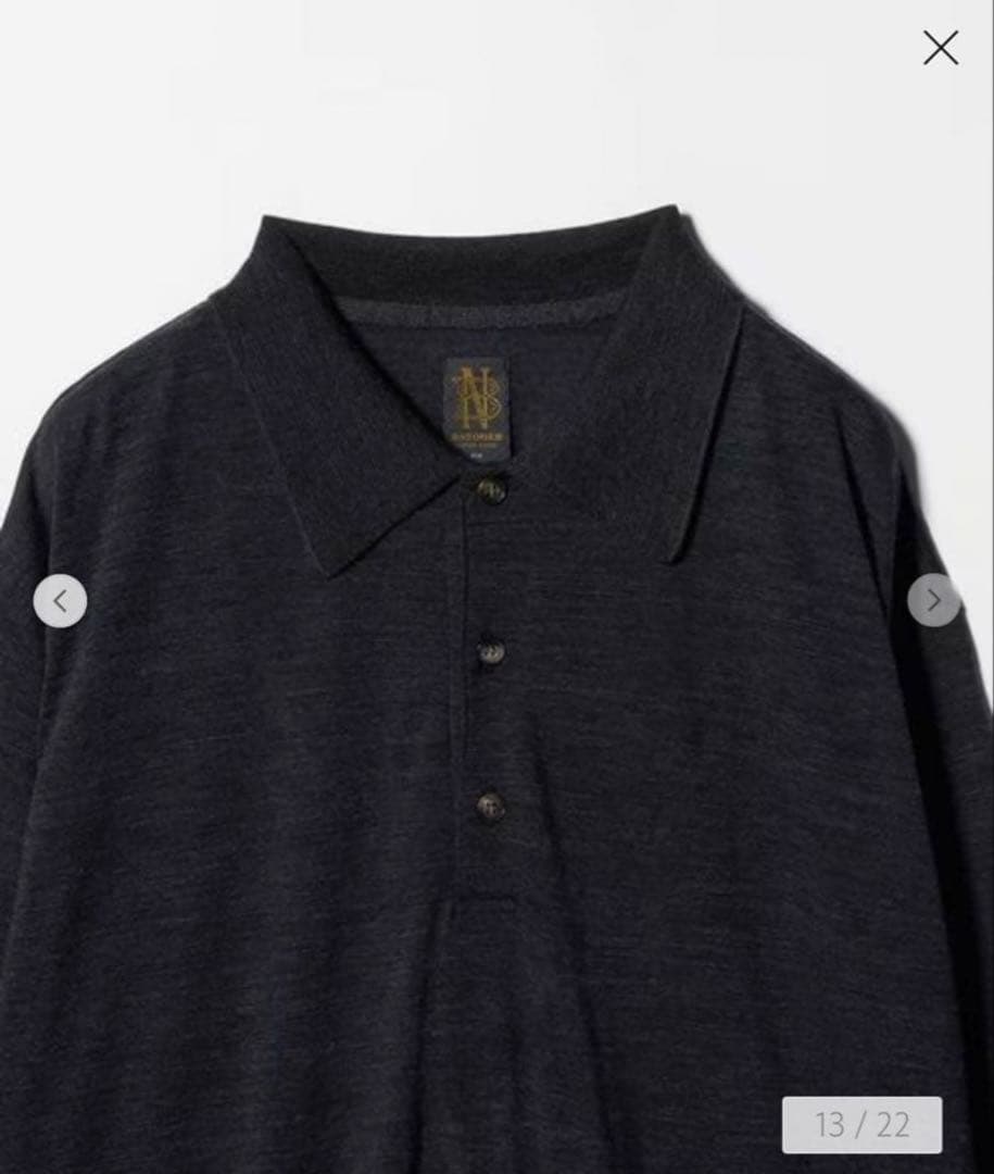 BATONER 25AW ニットポロ