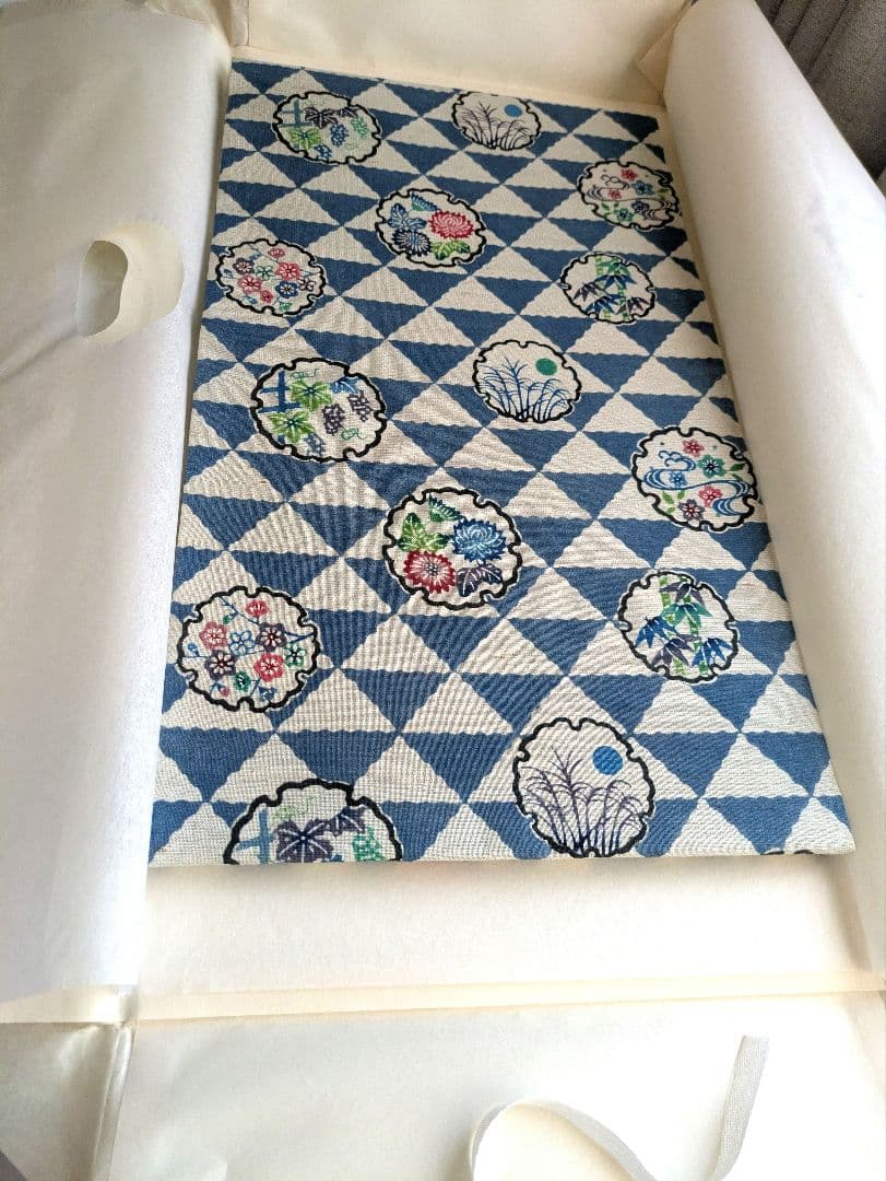 正絹銀座もとじ雪輪文様開名古屋