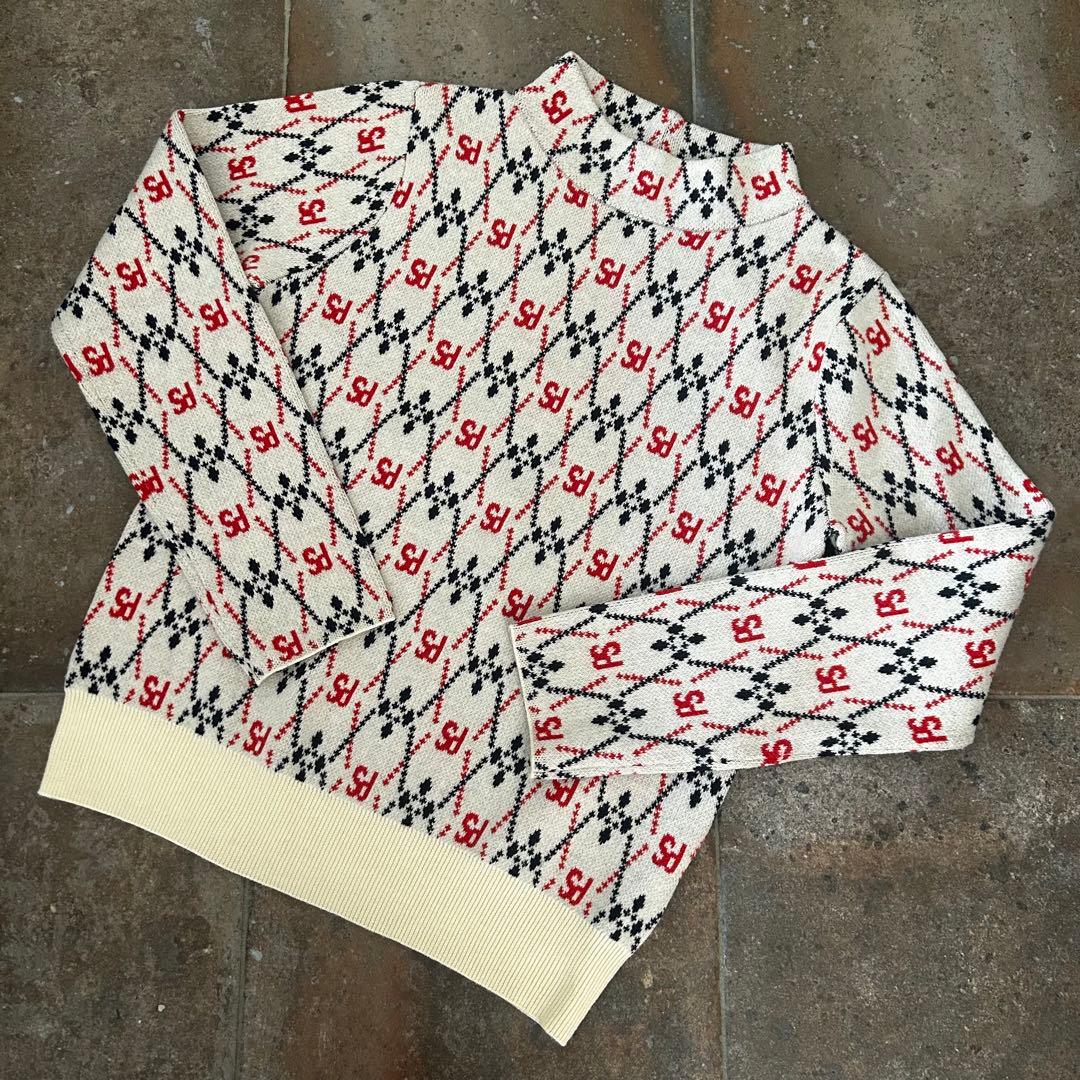 サンディ　Sandie セットアップ　ニット　セーター　スカート 総柄