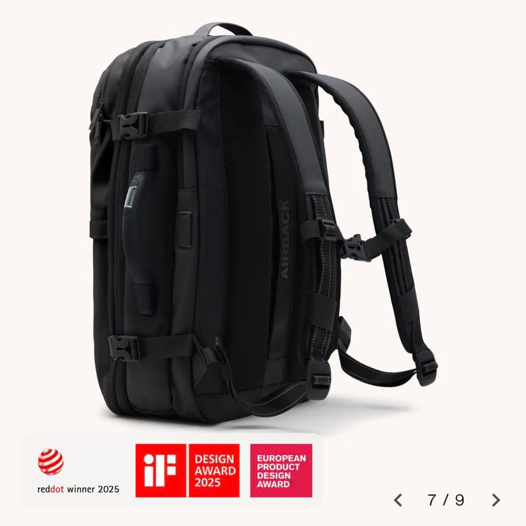 AIRBACK ブラックリュック