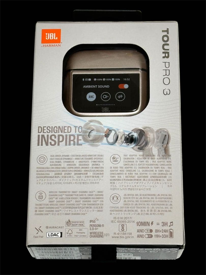 ⭐️新品未開封❣️⭐️JBL Tour Pro 3 ワイヤレスイヤホン ラテ