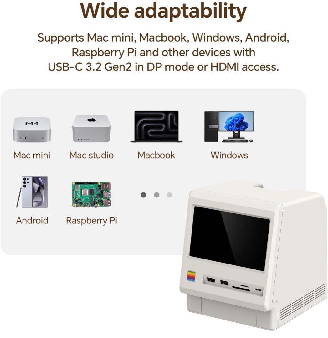 【新品・未開封品】WokyisM5 5インチモニター ドックステーション