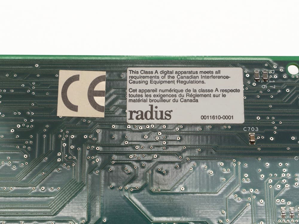 グラフィックボード・グラボ・ビデオカード Radius Thunder Power 30/1920 Mac PCI