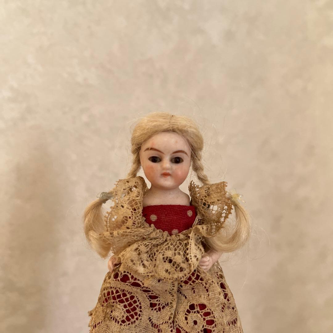 ドイツ　アンティーク　ビスクドール　ミニョネット