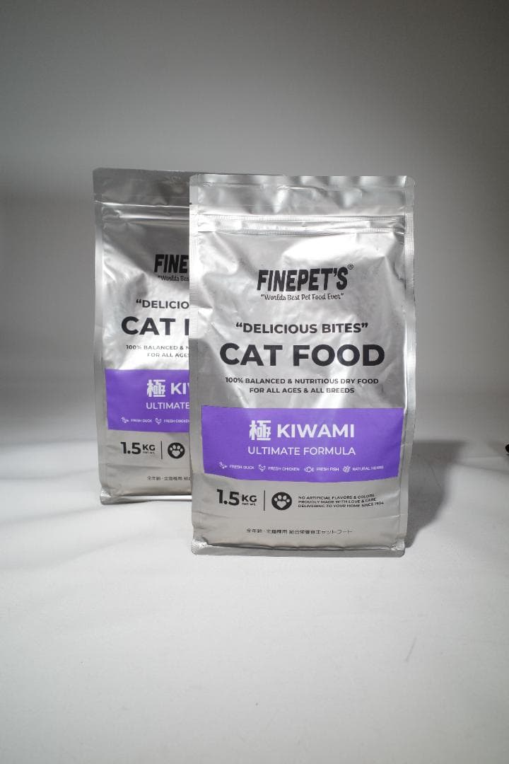 FINEPET'S キャットフード 極 KIWAMI 1.5kg（2袋セット）