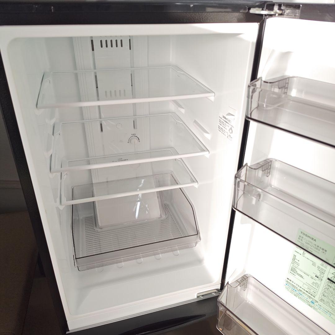 TOSHIBA 153L 冷蔵庫 GR-U15BS(K)