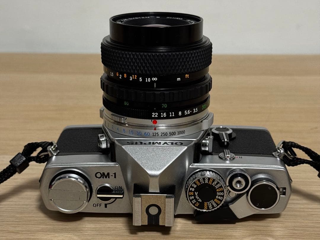 OLYMPUS OM-1 レンズ付き オリンパス フィルムカメラ 自宅保管品