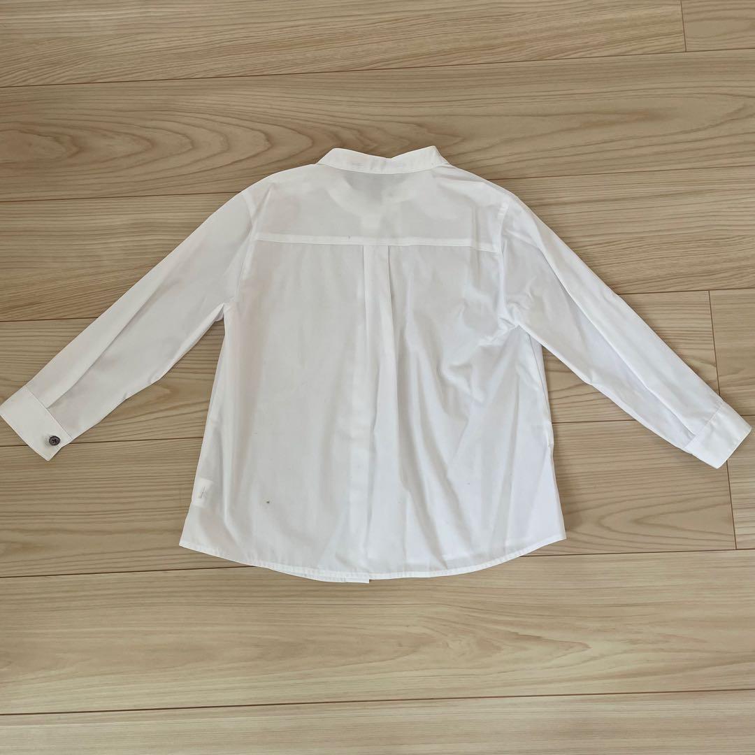 ショパン　入学式　男の子 120 ストレッチスーツ　ネイビー　シャツセット