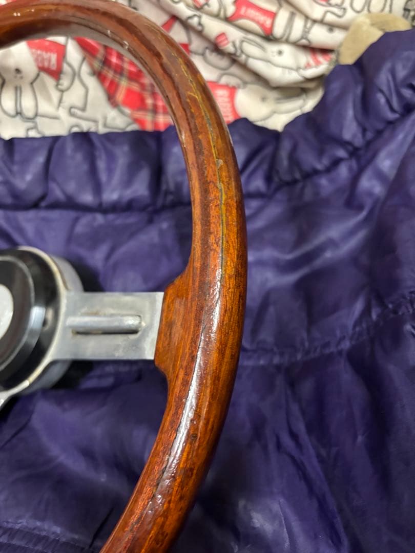 アルファロメオ　純正ウッドステアリング