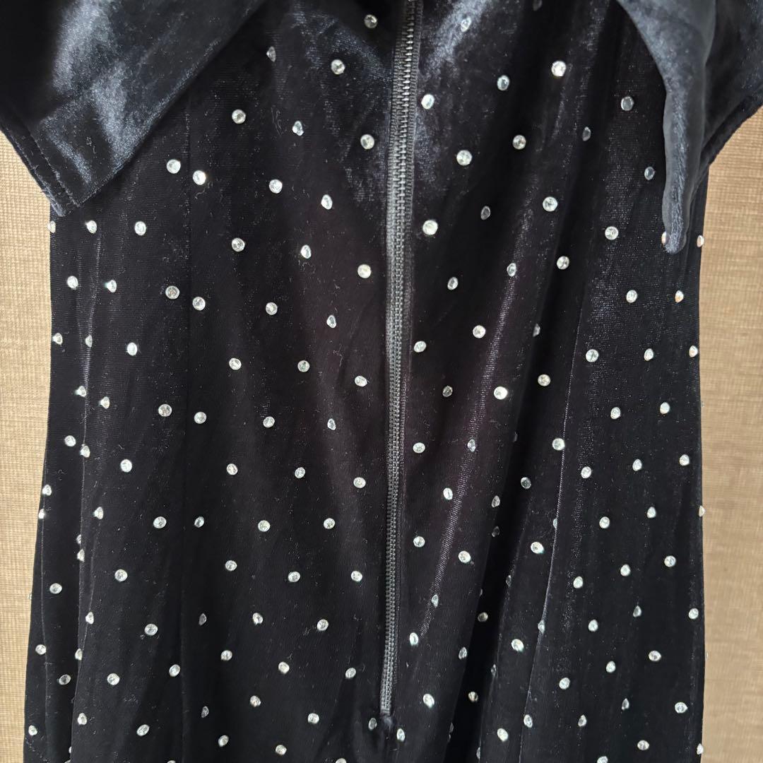 セルフポートレート self-portrait クリスタル ミニ ワンピース