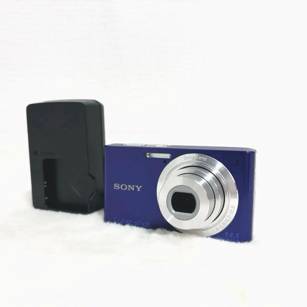 SONY Cyber-shot DSC-W610 コンデジ　ブルー　ジャンク