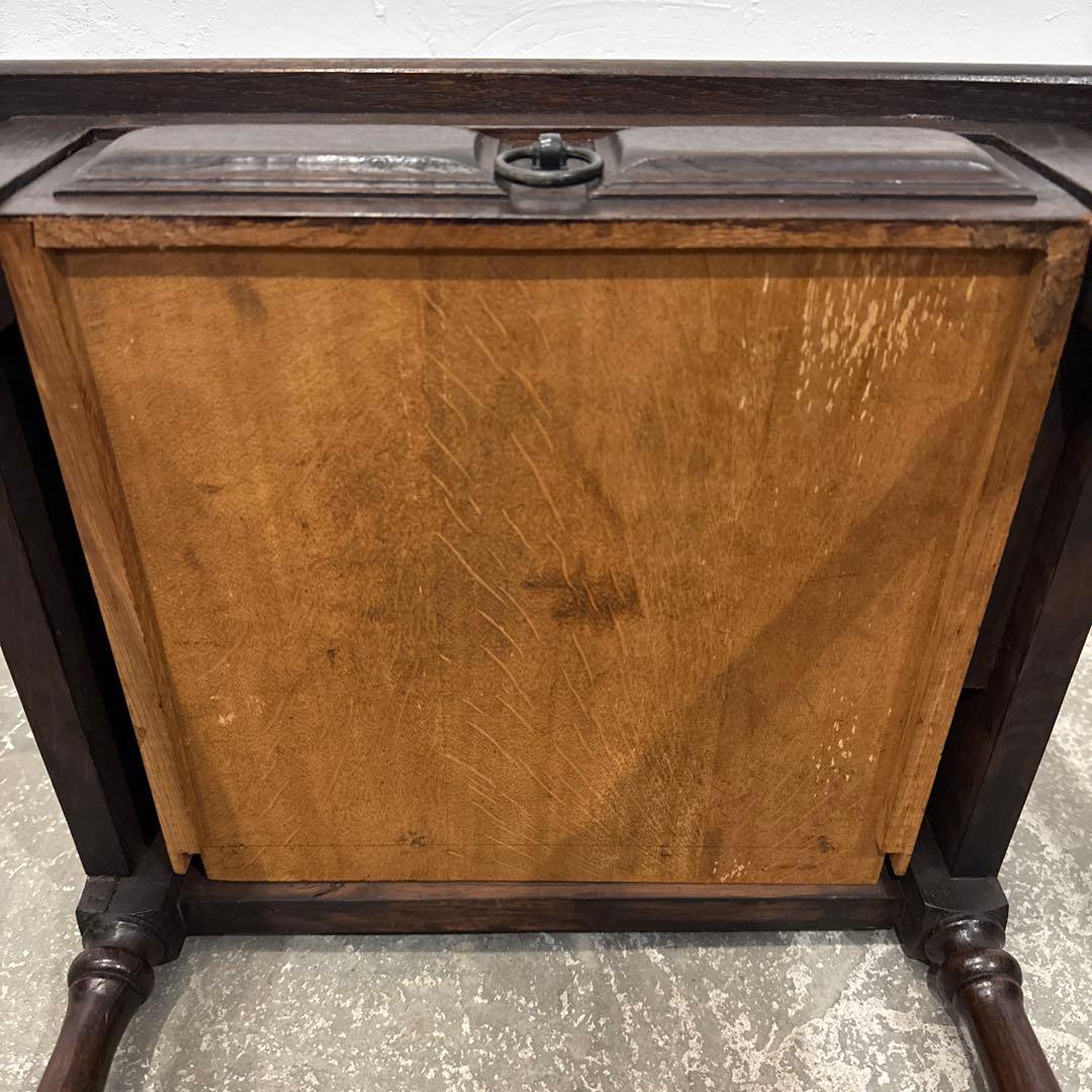 ビンテージ　木製サイドテーブル　ベッドサイドテーブル　2