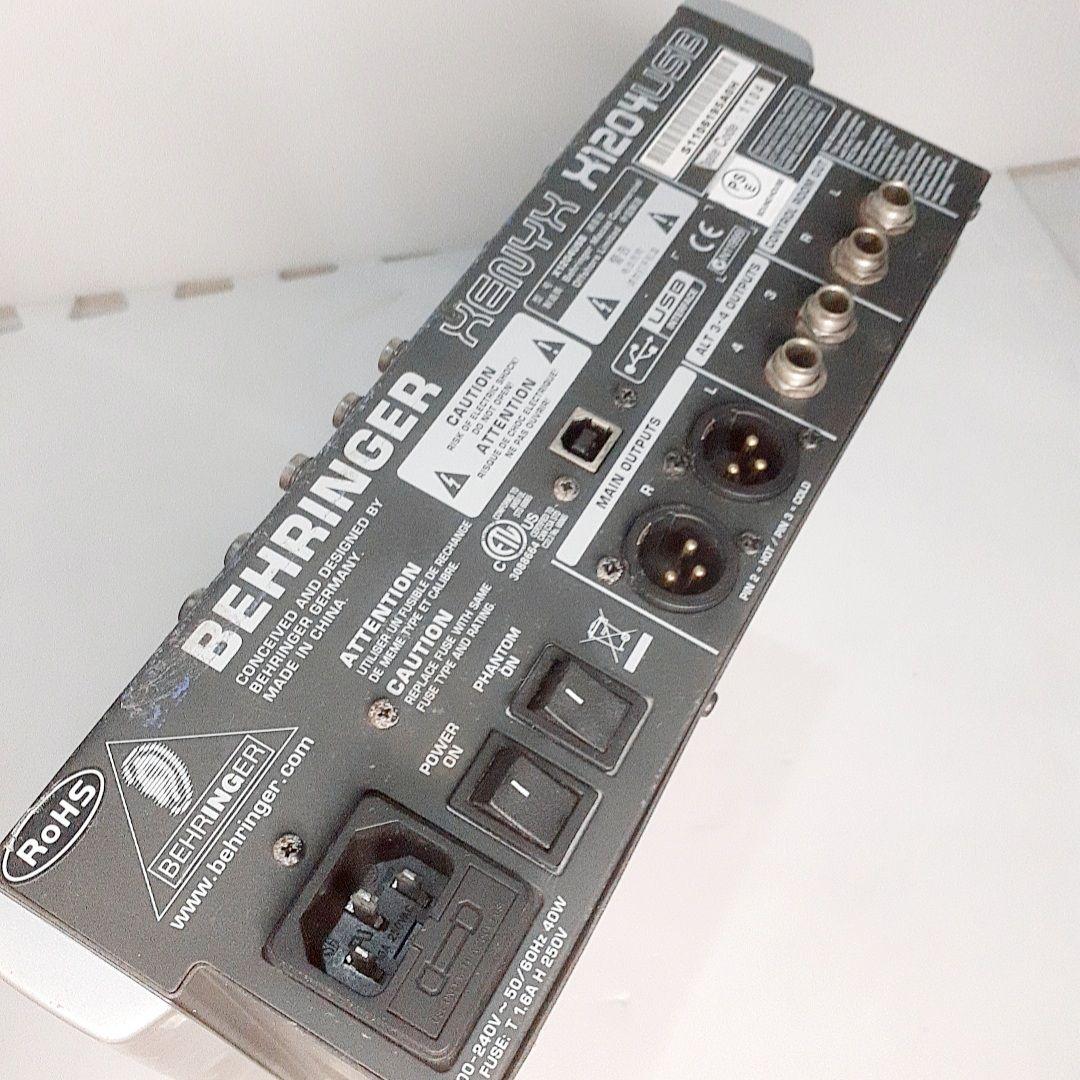 Behringer XENYX X1204USB アナログミキサー動作品
