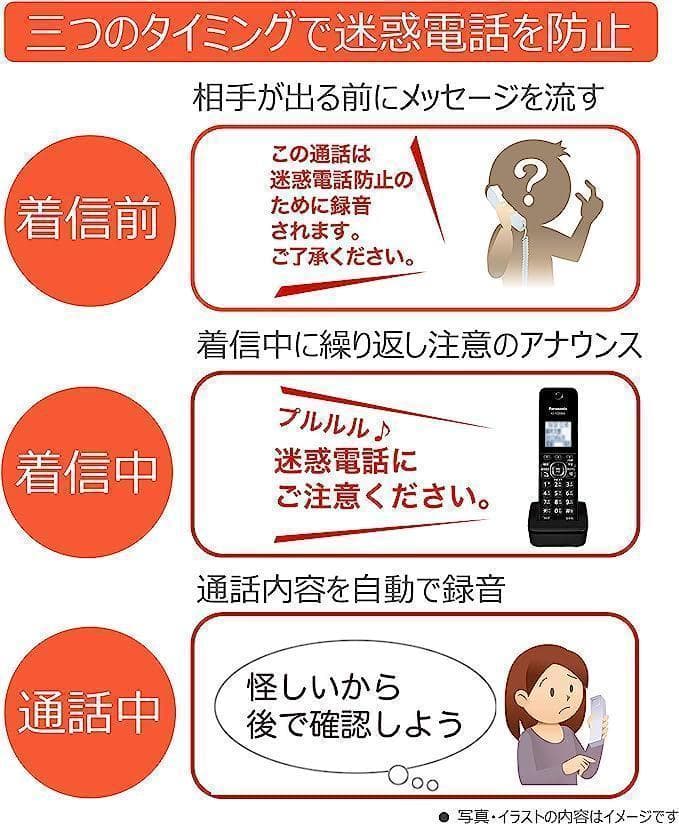 パナソニック デジタルコードレス電話機VE-GDL45DL-W